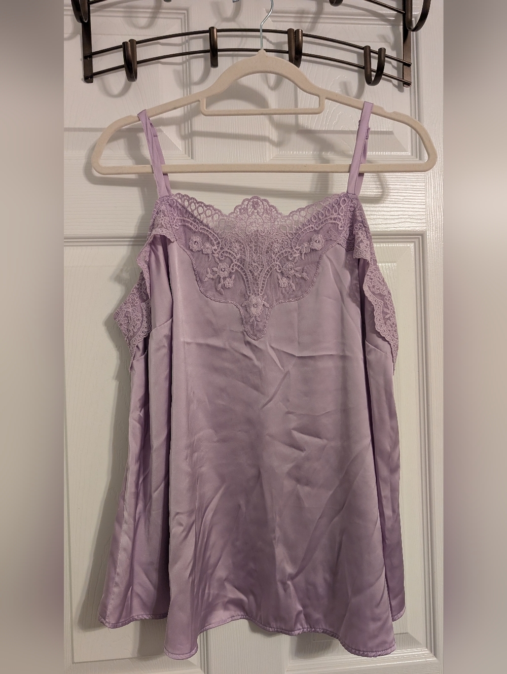 torrid Lavender Satin Lace Trim Cami